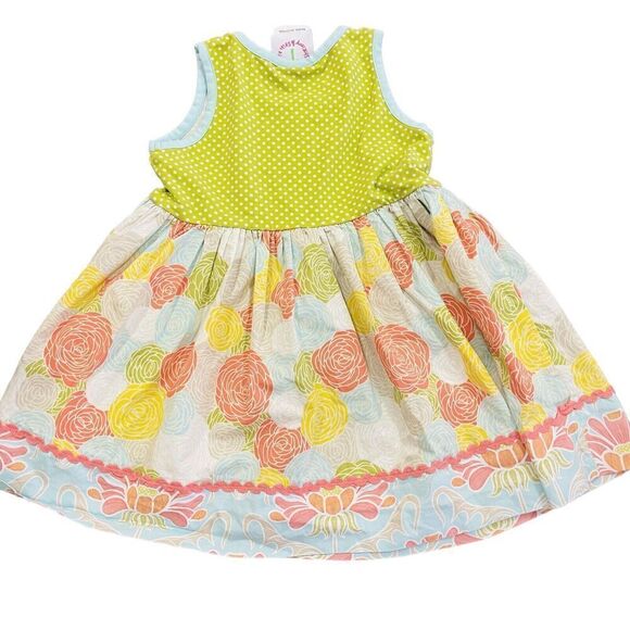 Shrimp & Grits Kids Girls Size 2T 3T sleeveless Summer Dress - Picture 7 of 7